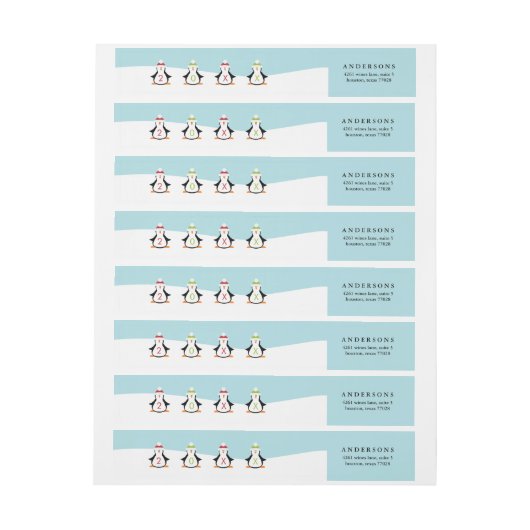 Kute kerstpinguïns (Vel)