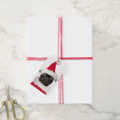 Kute kerstpoppil voor kerstfeestjes cadeaulabel (Met Touw)