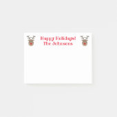 Kute kerstrendieraangepaste kleine feestdag post-it® notes (Voorkant)