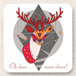 Kute kerstrendieres (oh herten.. nog meer vrolijkh bier onderzetter