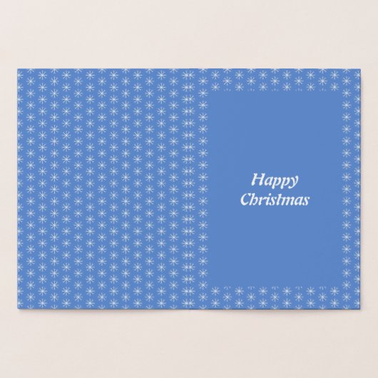 Kute kerstrendiertje met Red Nose Custom Folie Kaarten (Binnen)