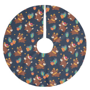 Kute kerstrenrendiertje kerstboom rok