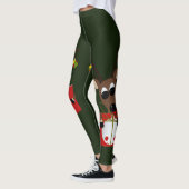 Kute kerstrenrendiertje leggings (Links)