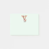 Kute kerstrenrendiertje post-it® notes (Voorkant)