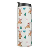 Kute kerstrenrendiertje thermosbeker (Geroteerd rechts)