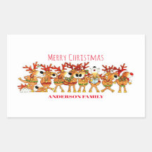 Kute kerstrenrenrendiertje die zingt