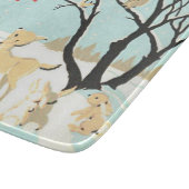 Kute kerstritten Land Cutting Board Snijplank (Hoek)