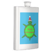 Kute kerstschildpad met Flowery Shell Custom Flacon (Rechts)