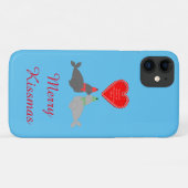 Kute kerstsissszegels Case-Mate iPhone case (Achterkant (horizontaal))