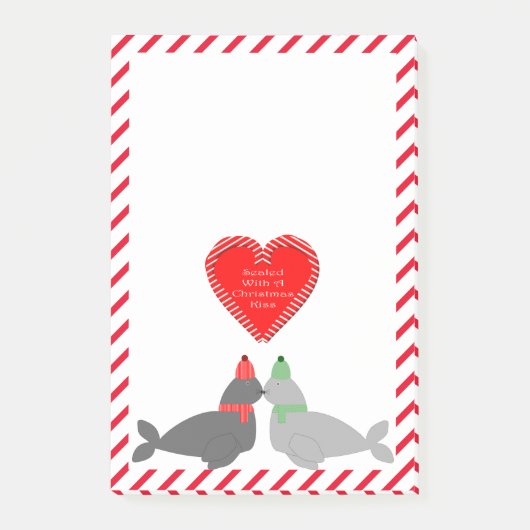 Kute kerstsissszegels post-it® notes (Voorkant)