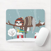Kute kerstsleuf muismat (Met muis)