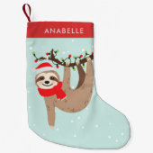 Kute kerstsleuf op maat kleine kerstsok (Voorkant)