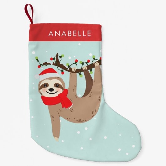 Kute kerstsleuf op maat kleine kerstsok