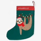 Kute kerstsleuf op maat kleine kerstsok (Achterkant)