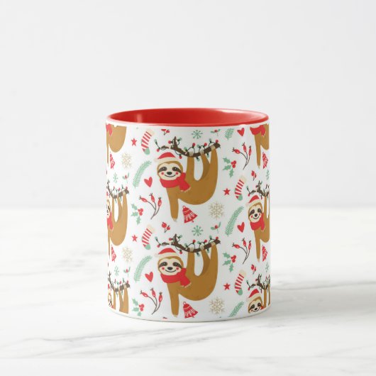 Kute kerstsleuven mok (Midden)