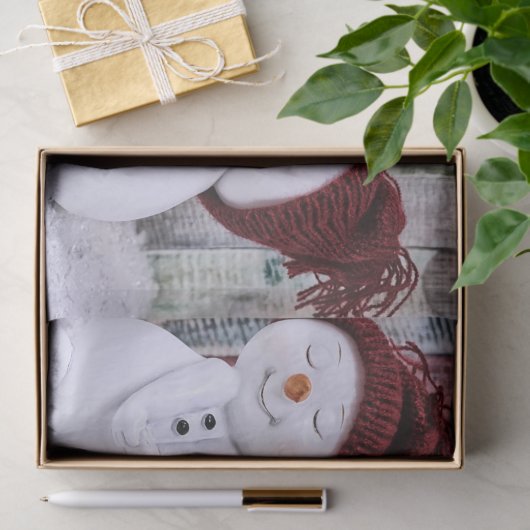 Kute kerstsnowmen-deportpapier tissuepapier (Geschenk)
