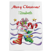 Kute kerststaart Bunny Personalized Medium Cadeauzakje (Achterkant)