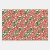 Kute kerststopping inpakpapier vel (Voorkant 3)