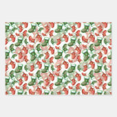 Kute kerststopping inpakpapier vel (Voorkant)