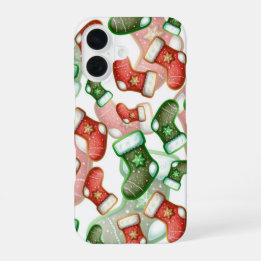 Kute kerststopping iPhone 16 hoesje