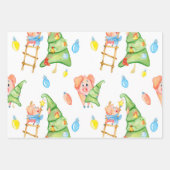 Kute kersttaarten inpakpapier vel (Voorkant 3)