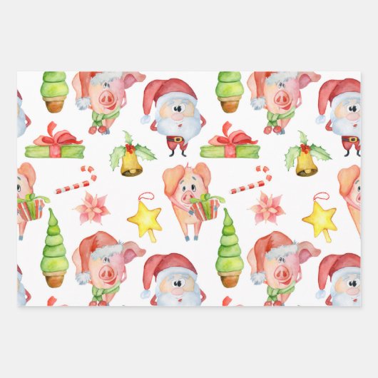 Kute kersttaarten inpakpapier vel (Voorkant 2)