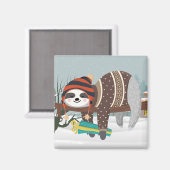 Kute kersttas met magneet (Voorkant / Achterkant)