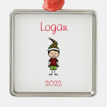 Kute kersttekens Gepersonaliseerde Kinderen