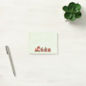 Kute kersttrein met speelgoed post-it® notes (Kantoor)
