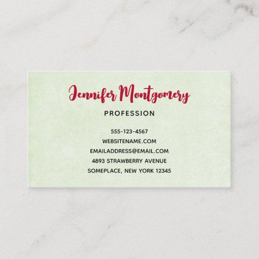 Kute kersttrein met speelgoed visitekaartje (Achterkant)