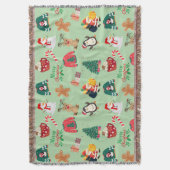 Kute kersttrow Blanket Deken (Voorkant Verticaal)