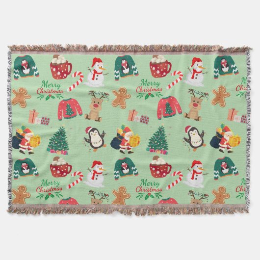 Kute kersttrow Blanket Deken (Voorkant)