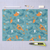 Kute kerstvogels en sneeuwvlokken tissuepapier (Craft)