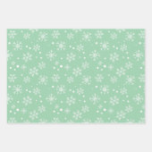 Kute kerstzegel inpakpapier vel (Voorkant 2)