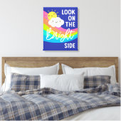 Kute Kijk op de BrightStor Canvas Afdruk (Insitu (Slaapkamer))