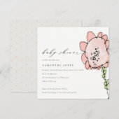 Kute Kind Tekening van de perzikventilator Botanis Kaart (Voorkant / Achterkant)