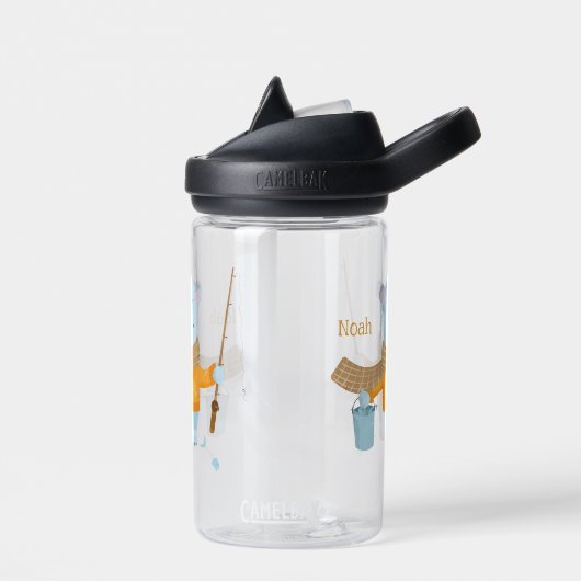 Kute Kind Water Fles met poolBeer (Links)