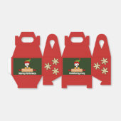 Kute kinder bakpinguïn met kerstkoekjes bedankdoosjes (Uitgevouwen)