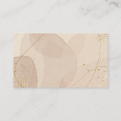 Kute Kinder Cartoon Holding Speech Words Business  Visitekaartje (Achterkant)