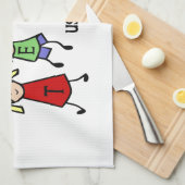 Kute Kinder Cartoon Spelling voor leraren Theedoek (Quarter Fold)