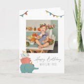 Kute Kinder feestdieren | Foto van Birthday Kaart (Voorkant)