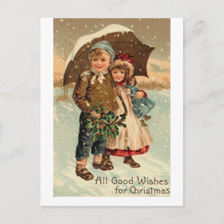 Kute Kinder Kinderkerst Briefkaart