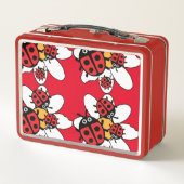 Kute Kinder ladybird Family (Achterkant)