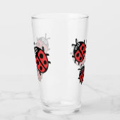 Kute Kinder ladybird Family Glas (Links)
