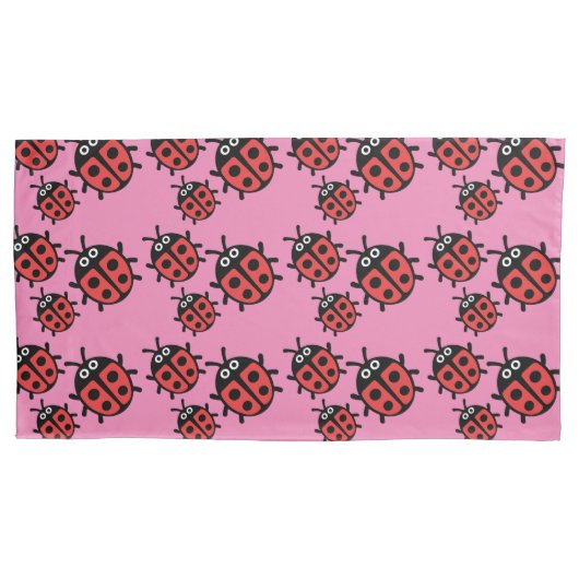 Kute Kinder ladybird Family Kussensloop (Voorkant)