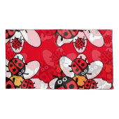 Kute Kinder ladybird Family Kussensloop (Achterkant)