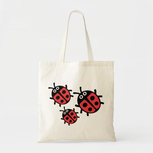 Kute Kinder ladybird Family Tote Bag (Voorkant)