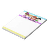 Kute Kinder Notitieblok voor dagverzorging (Linkerzijde)