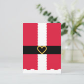 Kute Kinder Santa Briefkaart (Staand voorkant)