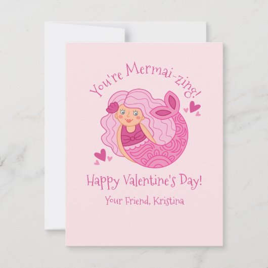 Kute Kinder Valentijn Feestdagenkaart (Voorkant)